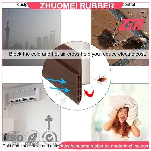 Self-Adhesive Silicone Rubber Door Bottom Seal