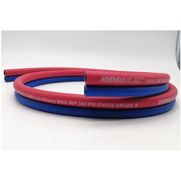 En559 5/16′′ Fiber Braided Rubber Twin Welding Hose for Soldering