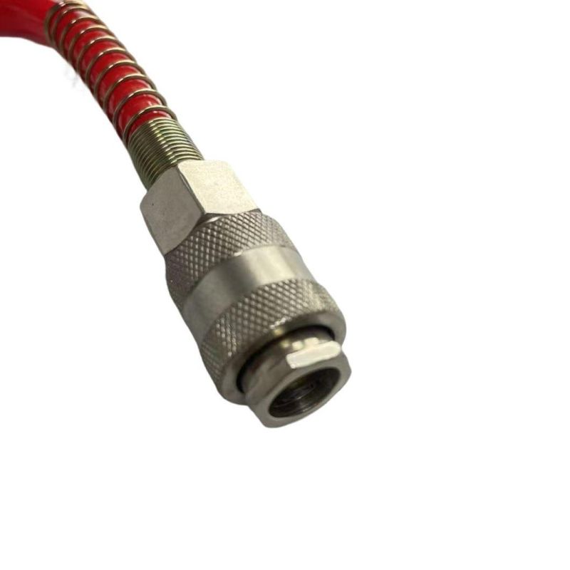 1/4′′ 4meter Spiral Air Tools PU Extension Air Hose