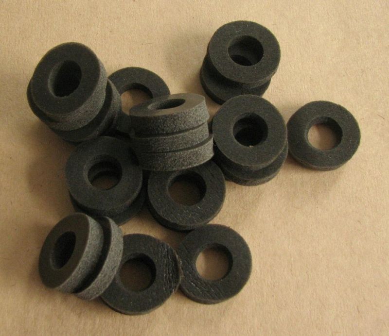 Customed Close Cell 10-40shore a Silicone Sponge Washer, Silicone Foam Gasket, Silicone Sponge Seal (3A1002)