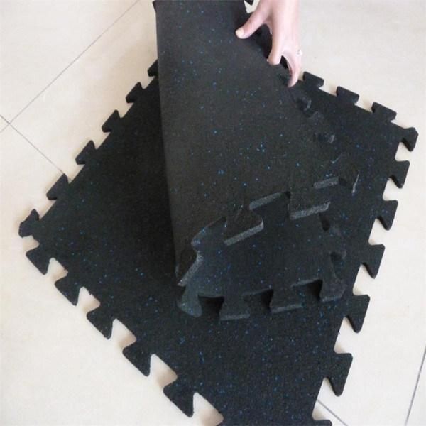 Square Indoor Sport Rubber Flooring for Gym/Interlocking Gym Floors