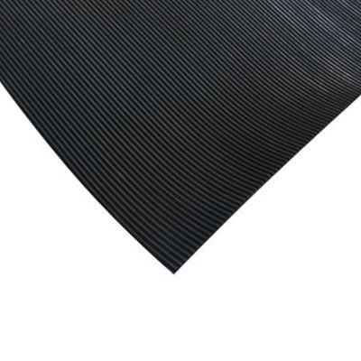 Excellent Anti-Slip Properties Fine Ribbed Rubber Sheets/Flooring Mats