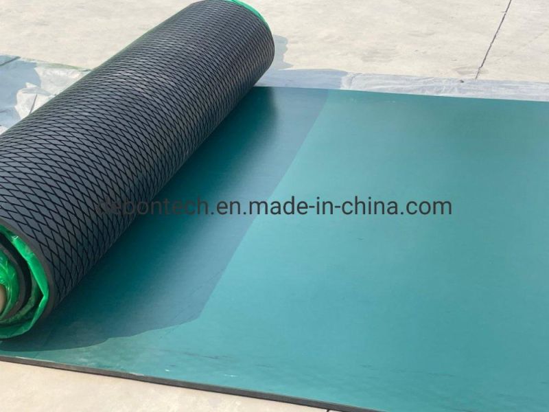 Conveyor Drum Pulley Shell Diamond Lagging Rubber Sheet