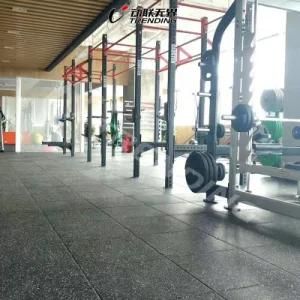 Rubber Flooring Tile Floor Indoor Used for Gym Center