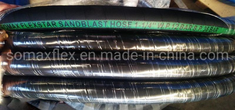 Abrasion Heavy Duty Blast Hose Hydraulic Hose Wear-Resistant Sand Blasting Rubber Hose in Low Price, Sand Blast Hose