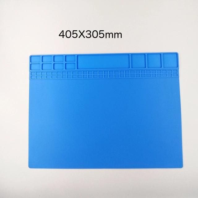 405X305mm Heat Insulation Repair Pad Soldering Work Station Mat Silicon Welding Soldering Maintenance Platform
