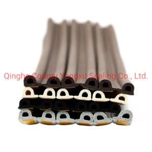 D Type Yellow Color Foam Rubber Seal Strip