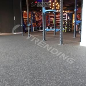 Shock Absorbing Rubber Floor Tiles Mats for Gym