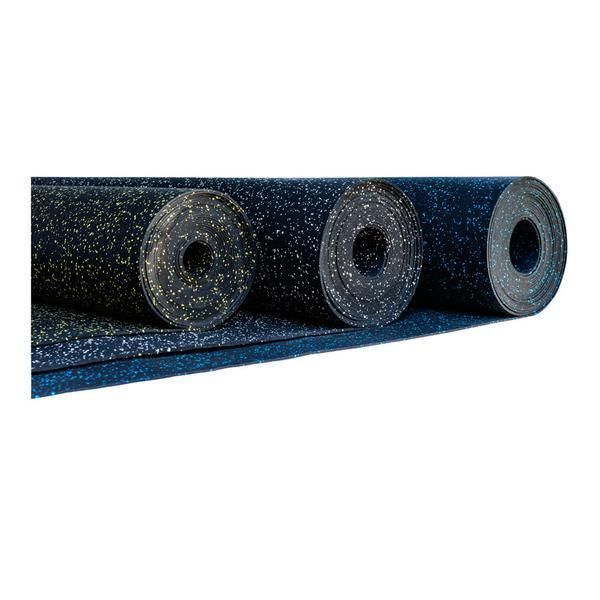 1.22mx12mx3mm Thickness 3-12mm Crossfit Popular Factory Customized Anti Vibration Shock Absorber EPDM Speckles Gym Rubber Flooring Roll