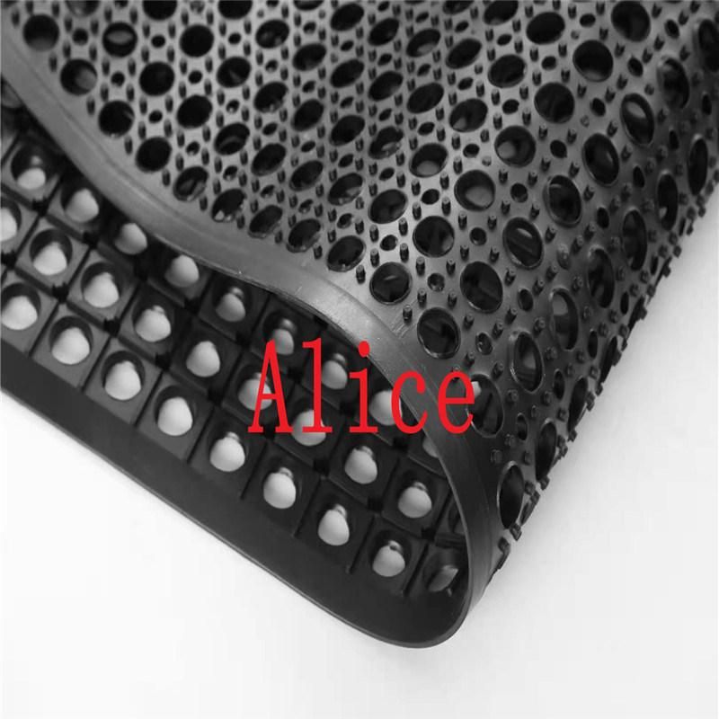 Colorful Hotel Anti Slip Perforated Rubber Mat