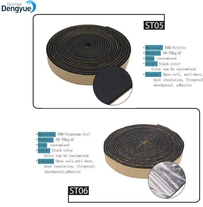 Self Adhesive Foam Sealing Tape Strip Draught Excluder EPDM Rubber