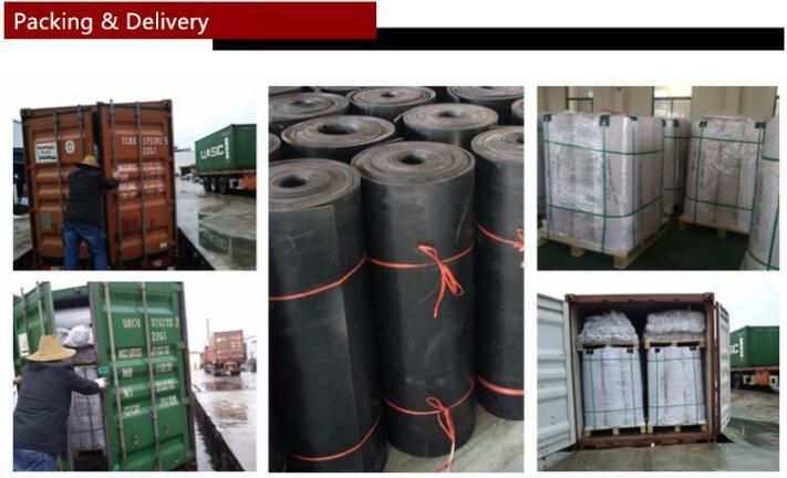 Factory Supply Customeized Size and Color Circular Stud Industrial Rubber Sheet