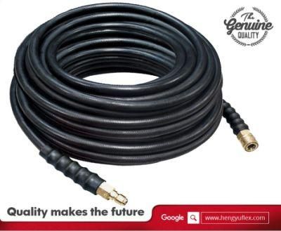 Steel Wire Braids Flexible Rubber Jet Wash Hose 4000psi/6000psi/12000psi