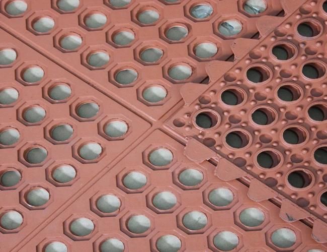 Drainage Rubber Mat/Interlocking Rubber Mat, Acid Resistant Rubber Mat