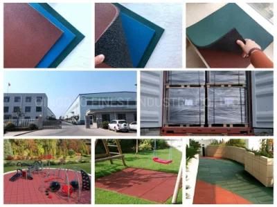 Factory Wholesale Playground Rubber Tiles Outdoor Rubber Floor Tiles Gym Rubber Flooring