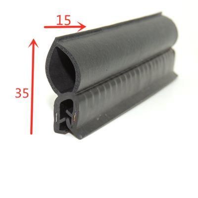 Cabinet Door Sealing Strips EPDM Rubber Extrusion Seal for Panel Edge
