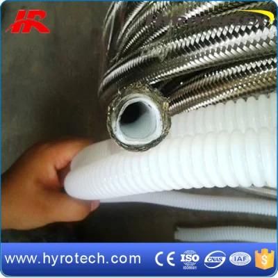 SAE 100r14 PTFE Hose Ss 316 Braided