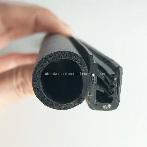Automotive Co-Extruded Rubber Profile EPDM Sponge and EPDM Rubber Compound Seal Extrusion Approved RoHS UL94-V0 Reach