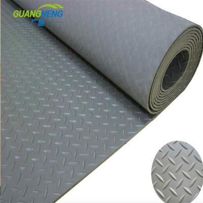 Black Diamond Plate Anti Slip Rubber Sheet