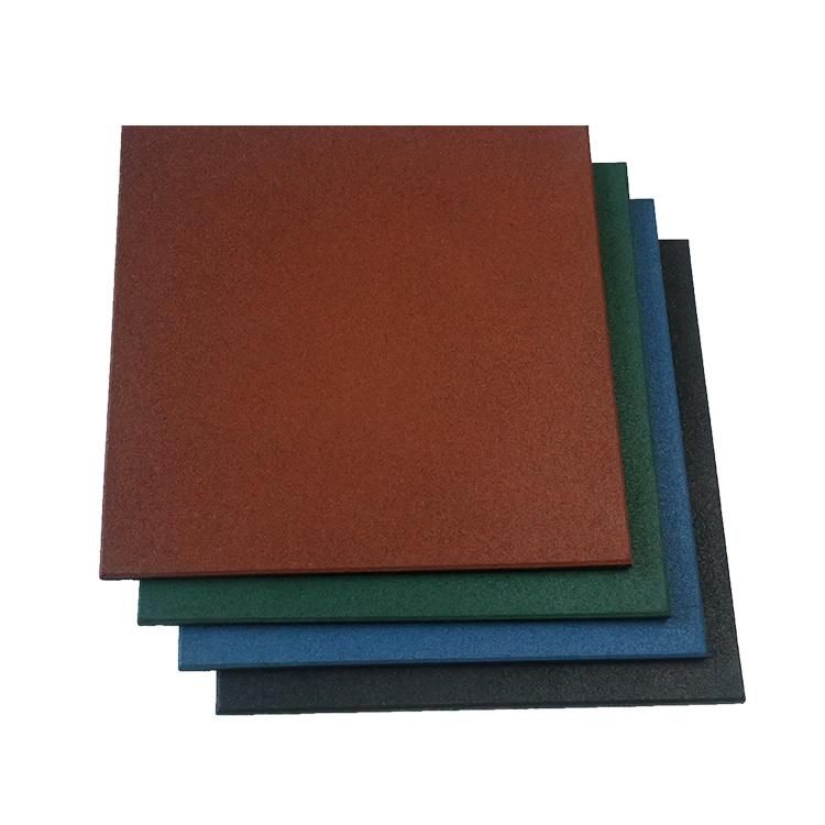 Premium Protective Anti-Vibration Outdoors Safety Playground Fitness Flooring Rubber Tiles