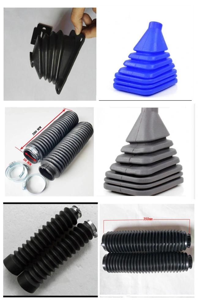 Custom Black Silicone Rubber Dust Cover Bellow for Motorbike