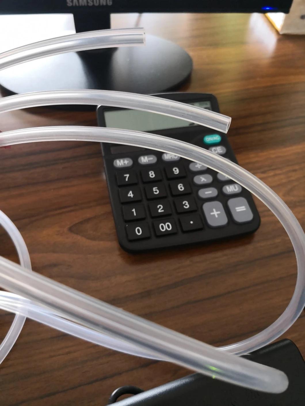 High Quality FDA Approved Flexible Transparent Clear Mold Extruded Silicone Rubber Hose