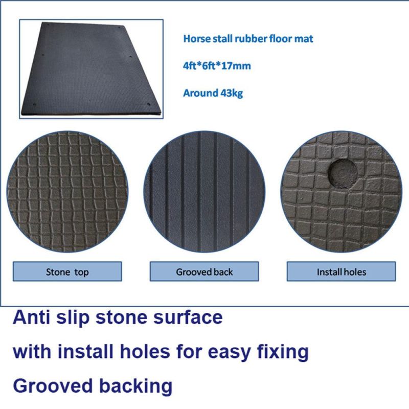 Good Quality Rubber Horse Trailer Horse Comfort Mat 4′*6′