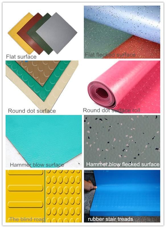 Black Diamond Plate Anti Slip Rubber Sheet