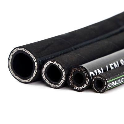 High Pressure Flexible Rubber Hydraulic Hose/High Quality Steel Wire Braid Hydraulic Hose