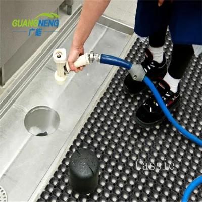 Rubber Safety Anti-Fatigue Drainage Holes Mat/Rubber Grass Mat