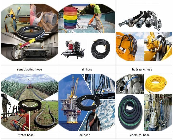 Industrial Chemical Resistant Tubing Corrugated Corrugated Rubber Hose