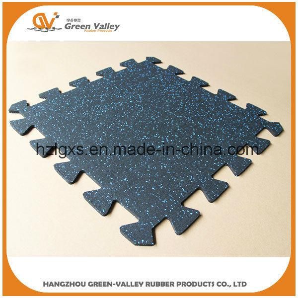 Colorful EPDM Interlocking Rubber Mats for Fitness Center