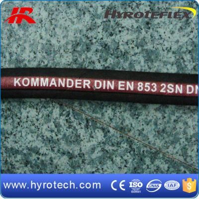 Professional Manufacturer Rubber High Pressure Flexible Hydraulic Hose SAE 100r2at