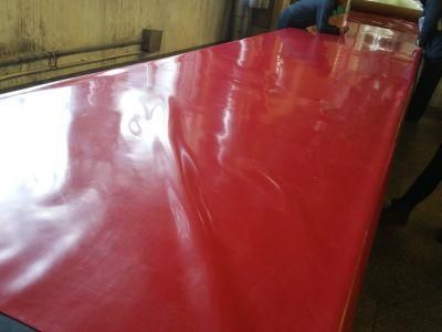 Pink Red Pure Natural Rubber Sheet, Gum Rubber Sheet, Latex Sheet, PARA Rubber Sheet with 22MPa, 40shore a. 740%, 1.05g/cm3