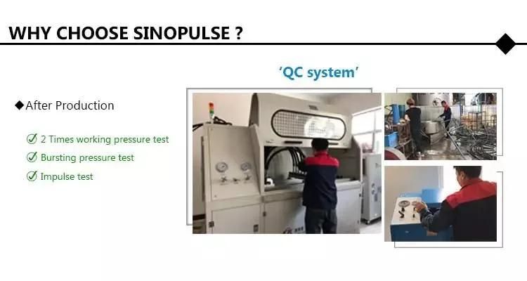 Sinopulse Factory Hot Selling Indusrial Sandblasting Rubber Hose for 12bar Working Pressure