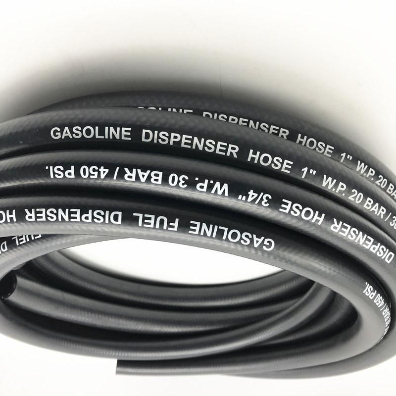 3/4" Flexible Single Wire Braided Low Pressure Gasoline Dispensing Hose