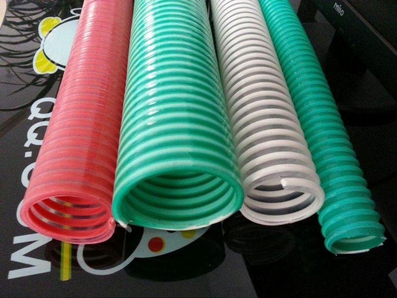 Multi-Color Plastic Helix PVC Suction Hose