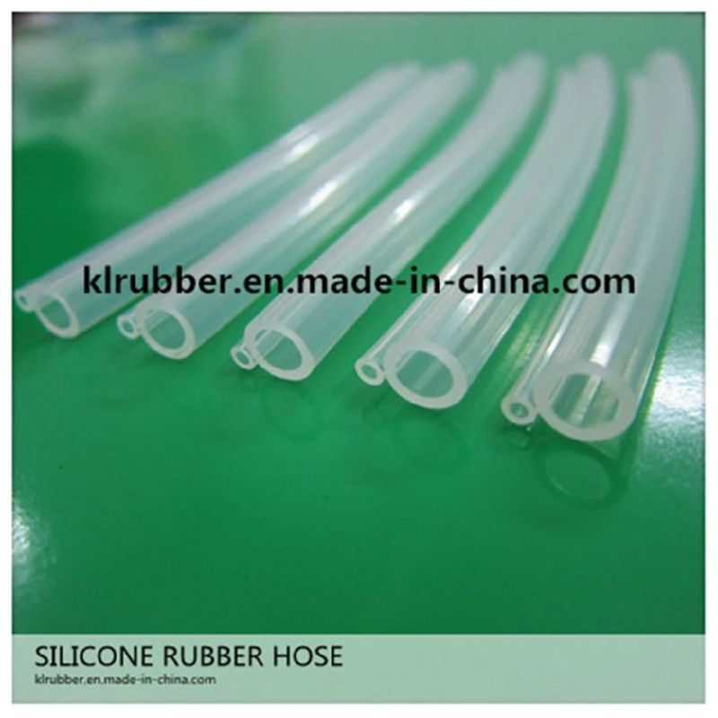 Clear Food Grade Silicone Rubber Tube with FDA Approved