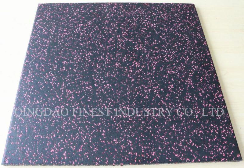 Rubber Gym Tiles Composite, EPDM Surface Rubber Floors, Fitness Composite Rubber Floors, Poreless Rubber Floors for Crossfit Gym, Fitness