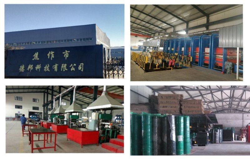 Cn Backing Diamond Pattern Rubber Pulley Lagging