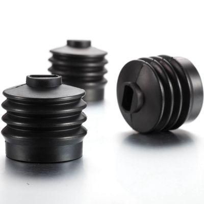 Customized Molded Rubber Auto Parts with Threaded Hole Auto Parts Dust Cover