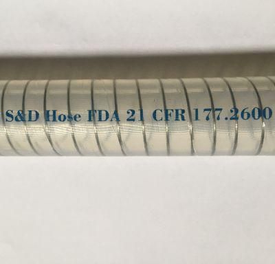 FDA Grade Food/Milk/Juice Delivery Silicone Rubber Hose with Hose Assembly