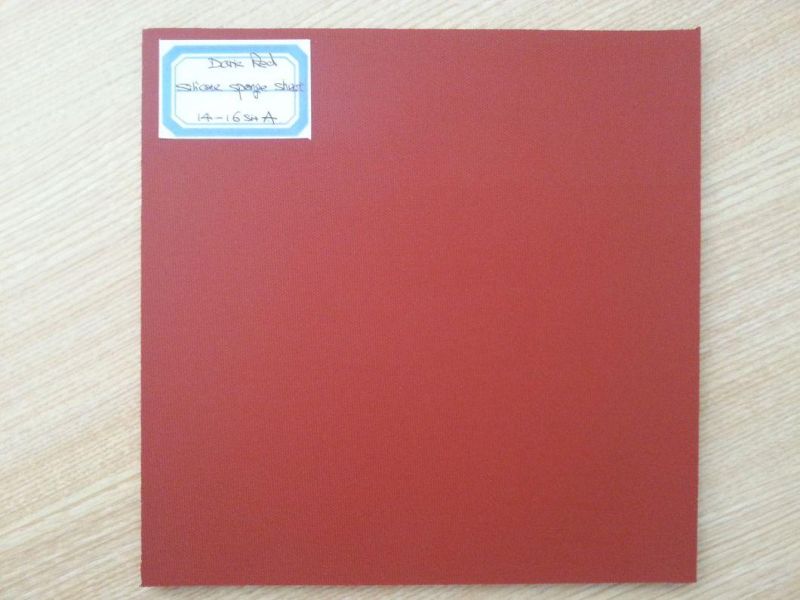 Without Smell and Wear Well Silicone Sponge Sheet, Silicone Foam Sheet for Ironing Table and Special Gasket Application