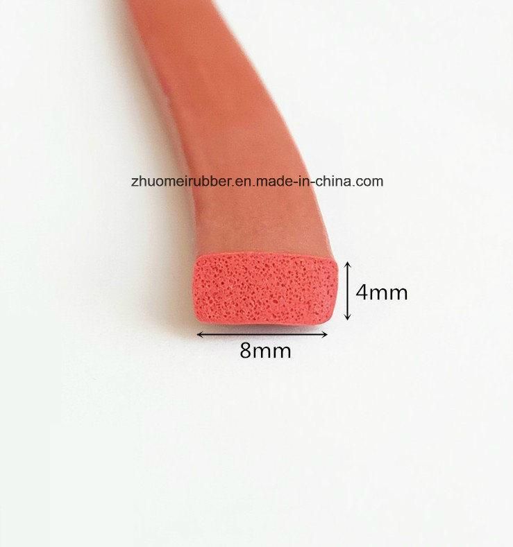 Square Shape Silicone Sponge Weather Strip Seal