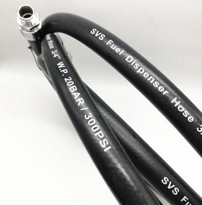 Hose with Static Wire 3/4&quot; NPT Inlet for Auto Fuel Dispensers