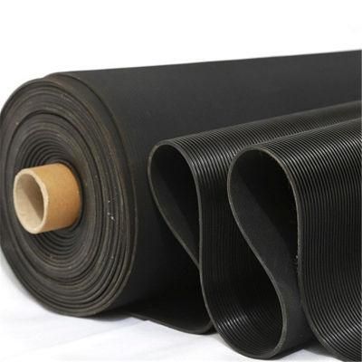 Oil Resistance Anti-Slip Fine Ribber Rubber Mat