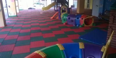 Anti Shocking Durable Playground Outdoor Children Rubber Flooring
