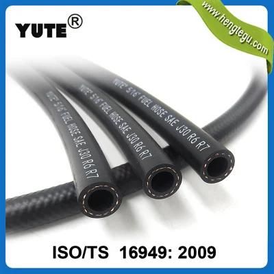 Professional 5/16&quot; Corrugated Black NBR Rubber Yute Fuel Hose