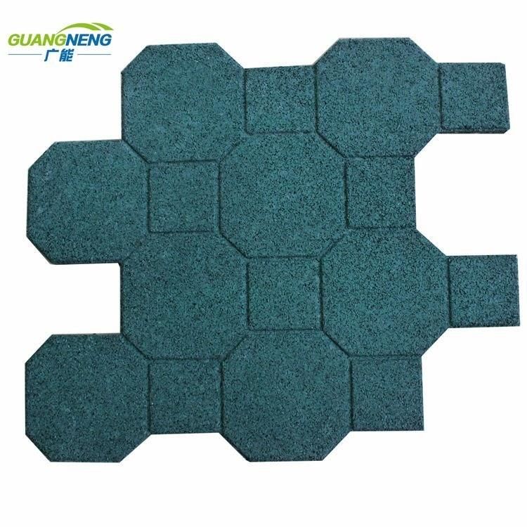 Elastic Rubber Outdoor Playground Mats/Rubber Tile