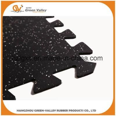 Colorful EPDM Interlocking Rubber Mats for Fitness Center